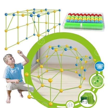 Unlock Creativity with the Ultimate Building Blocks Toy Set - DIY Beaded Tent and Architectural Adventure for Ages 14+