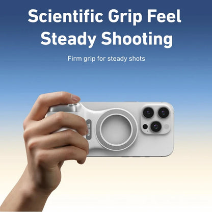 Elevate Your Photography with the TELESIN Magnetic Phone Camera Hand Grip - Remote Control for iPhone, HUAWEI, and SAMSUNG
