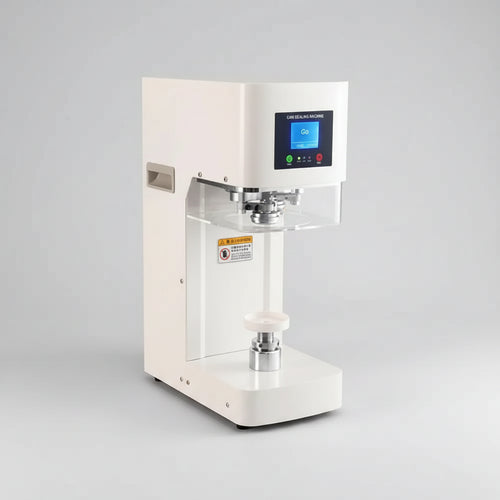 Automatic Rotary Can Sealing Machine for Tin Cans and PET Bottles - Ideal for Soda, Beer, Juice, and Food Beverages, 5.5mm Sealing Capability