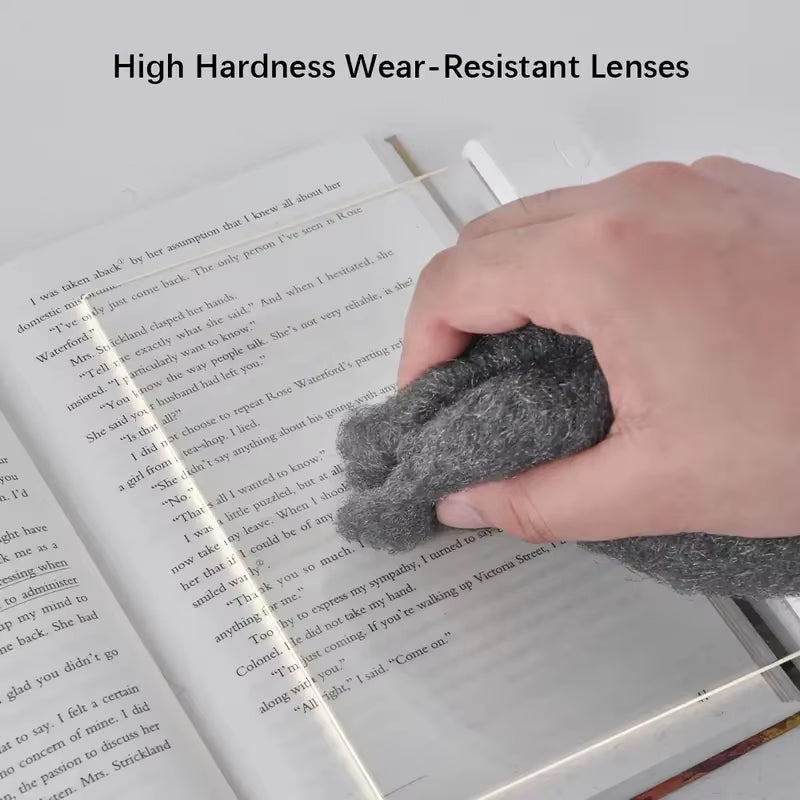 Illuminate Your Reading Experience with the LED Flat Panel Night Vision Book Light - Perfect for Students and Avid Readers!
