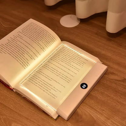 Illuminate Your Reading Experience with the LED Flat Panel Night Vision Book Light - Perfect for Students and Avid Readers!