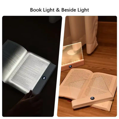 Illuminate Your Reading Experience with the LED Flat Panel Night Vision Book Light - Perfect for Students and Avid Readers!